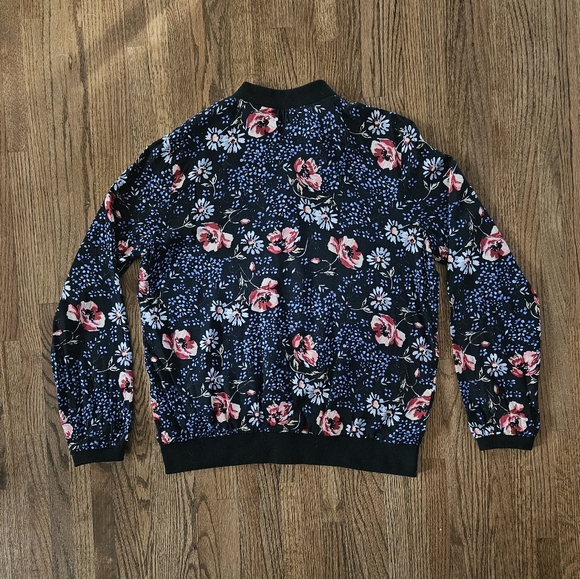 Floral lightweight bomber jacket - Picture 2 of 9